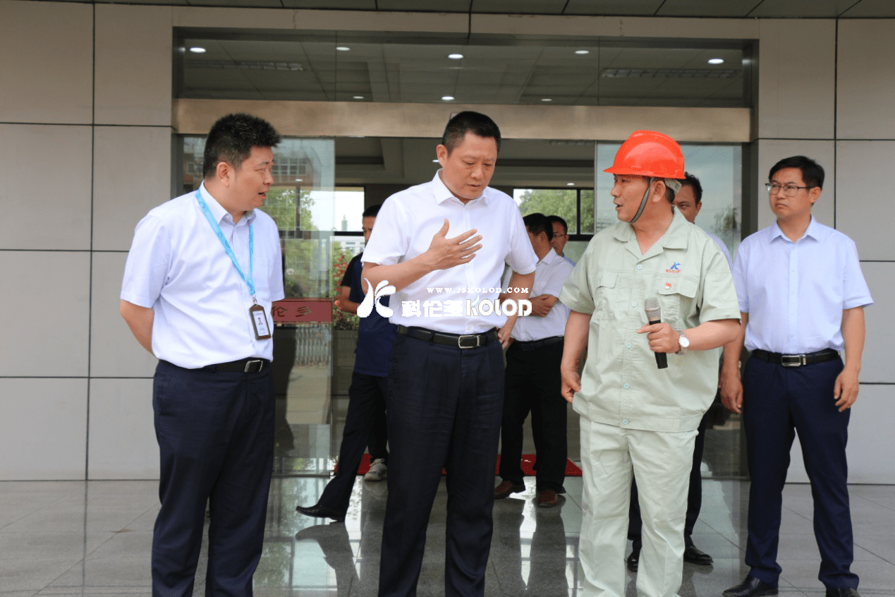 灌云縣委書記蘇峰蒞臨科倫多公司參觀調研