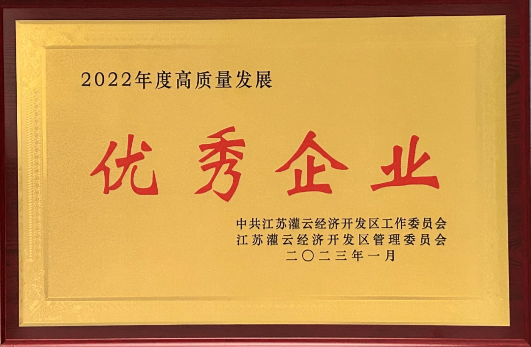 2022年度高質(zhì)量發(fā)展優(yōu)秀企業(yè)